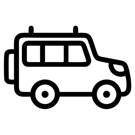 SUV car icon – vehicle insurance coverage