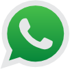 Green WhatsApp logo, a speech bubble with a phone icon inside, representing messaging or chat.