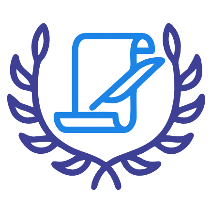 Certificate and award icon – insurance excellence