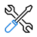 Tools icon – insurance service maintenance